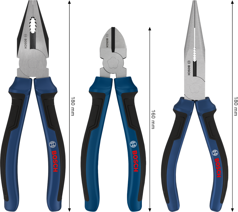 Pliers Set, 3 pcs