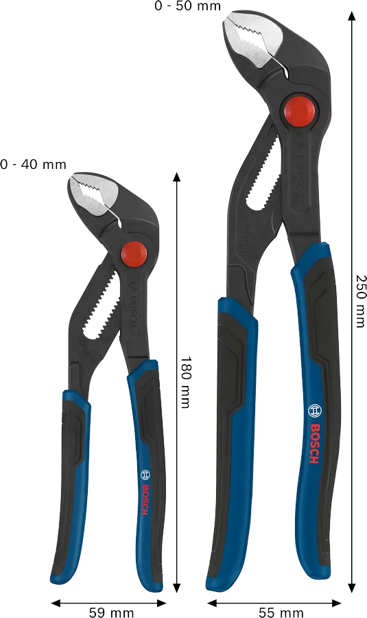 Water Pump Pliers Set, 2 pcs