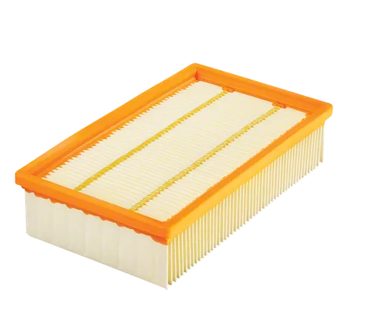 Filtre plissé plat en cellulose Bosch pour l'extraction de poussière.