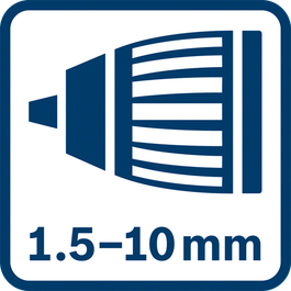 Mandrin Autolock 1,5 - 10,0 mm 