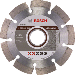 Disque à tronçonner diamanté Bosch Standard for Abrasive 115 mm.