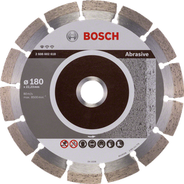 Disque à tronçonner diamanté Bosch Standard for Abrasive 180 mm.