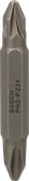 Embout double Bosch 45 mm pour vissage.