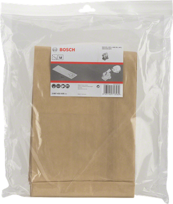 Pack de sacs filtrants en papier Bosch.