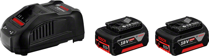 2 batteries GBA 18V 6.0Ah + GAL 1880 CV
