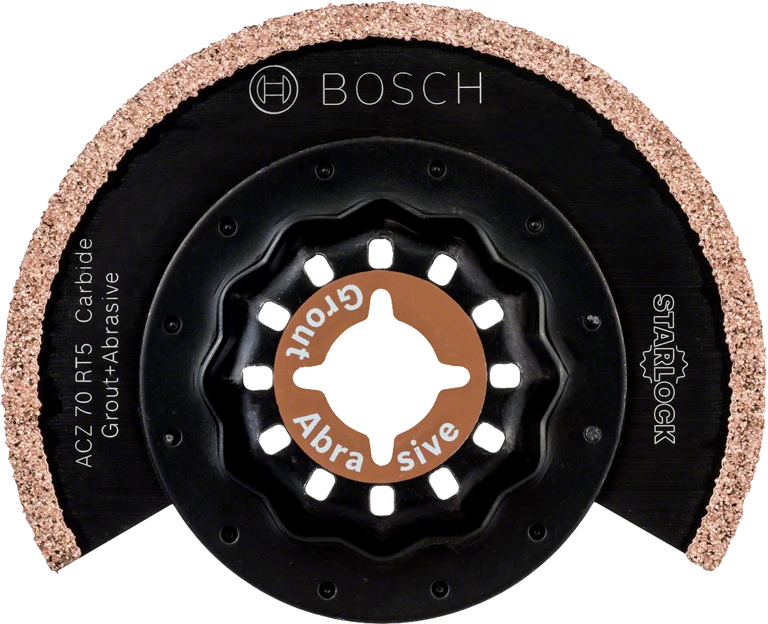 Lame Starlock pour coulis et abrasif en carbure Bosch .