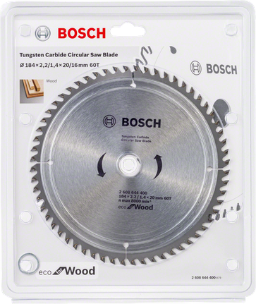 Lame de scie circulaire Bosch Eco pour le bois.
