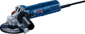 Meuleuse d'angle Bosch GWS 9-115 avec disque de 115 mm.