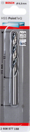 Foret Bosch HSS PointTeQ 6,5 mm.
