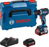 Coffret perceuse-visseuse sans fil Bosch GSR 18V-90 C avec coffret.