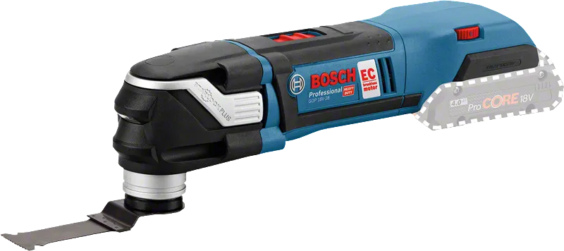 Outil multifonction sans fil Bosch GOP 18V-28 avec StarlockPlus.