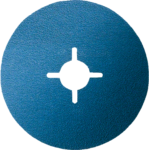 Disque abrasif en fibre Bosch pour le travail des métaux.