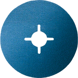 Disque abrasif en fibre Bosch pour le travail des métaux.