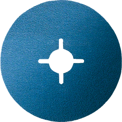 Disque abrasif en fibre Bosch pour le travail des métaux.
