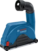 Capot d'aspiration de poussière Bosch GDE 115/125 FC-T pour meuleuses d'angle.