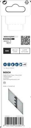 Lames de démolition multi-matériaux Bosch PRO S610VF 150 × 22 × 1,6 mm, 5 pièces.