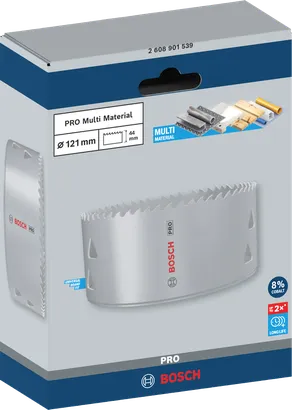 Scie cloche multi-matériaux Bosch PRO 121 mm.
