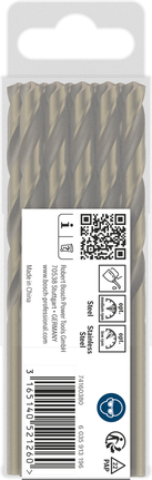 Foret hélicoïdal Bosch PRO en acier inoxydable HSS-Co 6,8 x 69 x 109 mm.