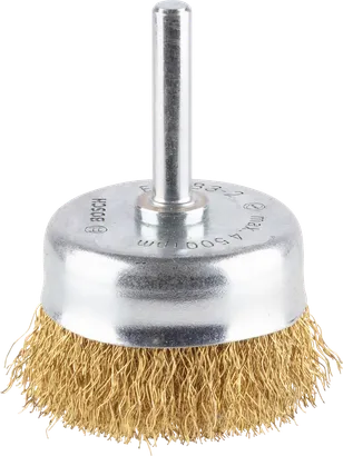Brosse coupelle multi-matériaux Bosch PRO, revêtement en laiton.