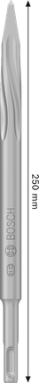Burin pointu Bosch PRO SDS plus-5C 250 mm.