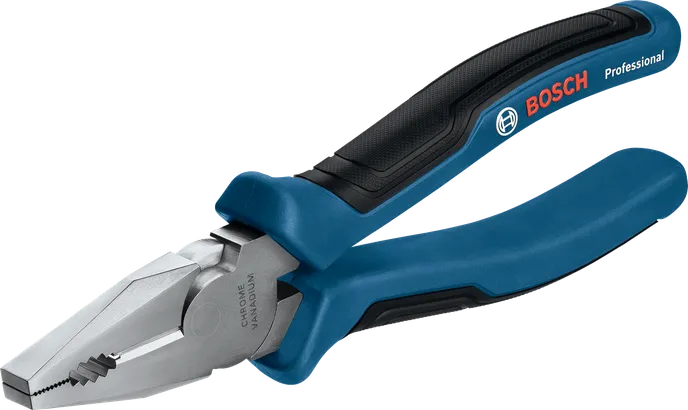 Pince universelle Bosch 180 mm avec poignée ergonomique.