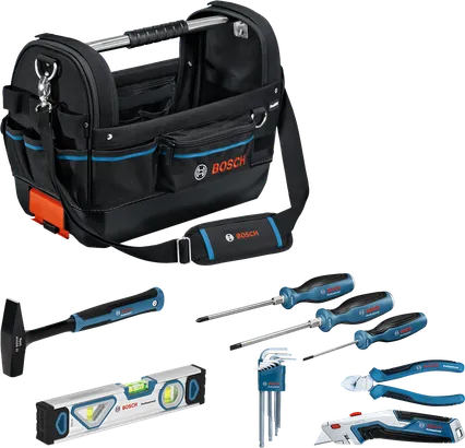 GWT 20 et set d’outils à main Professional, 17 pièces