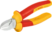 Pince coupante diagonale Bosch VDE 160 mm avec poignées isolées.