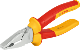 Pince universelle Bosch VDE 180 mm pour travaux électriques.