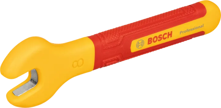 Clé Bosch VDE 8 mm avec poignée isolée.