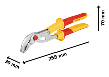 Pince multiprise Bosch VDE 250 mm en chrome vanadium.