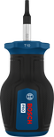 Tournevis court Bosch PRO TX10 avec poignée ergonomique.