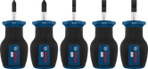 Jeu de tournevis courts Bosch PRO PH/SL avec tiges S2.