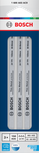 Lames de scie à métaux bimétalliques Bosch 150 mm 24 TPI, paquet de 3.