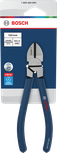 Pince coupante diagonale Bosch 160 mm avec poignées antidérapantes.