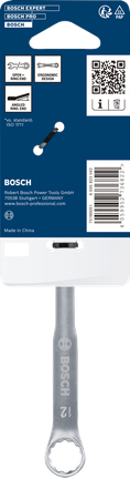 Clé mixte Bosch 12 mm en chrome vanadium.