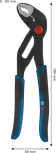 Pince multiprise Bosch 180 mm avec poignées multicomposantes.