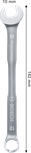 Clé mixte Bosch 10 mm en chrome vanadium.