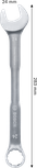Clé mixte Bosch 24 mm en chrome vanadium.
