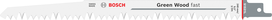 Lame de scie alternative rapide Bosch S1531L Vert Bois.