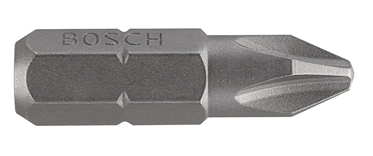 Bosch Phillips screwdriver bit, durable steel design.