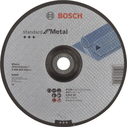 Bosch 2608603657 Plateau à lamelle X431 standard for metal 125 x 22,23 mm 60 