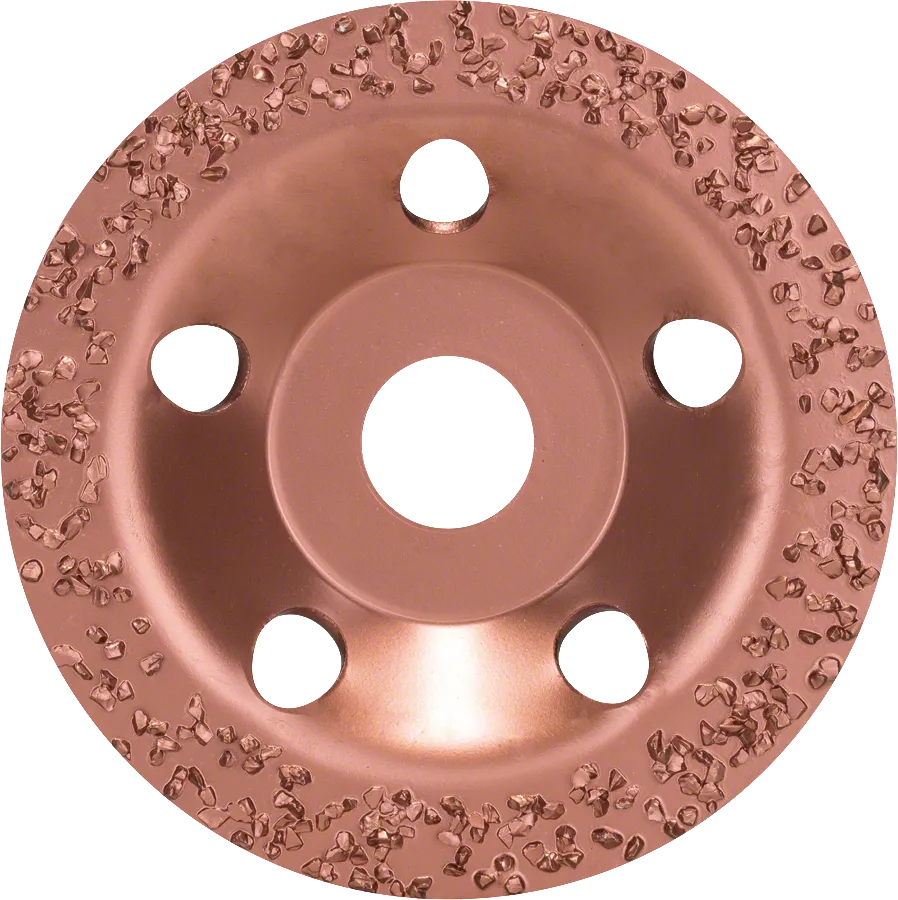 Bosch carbide grinding cup wheel for abrasive materials.