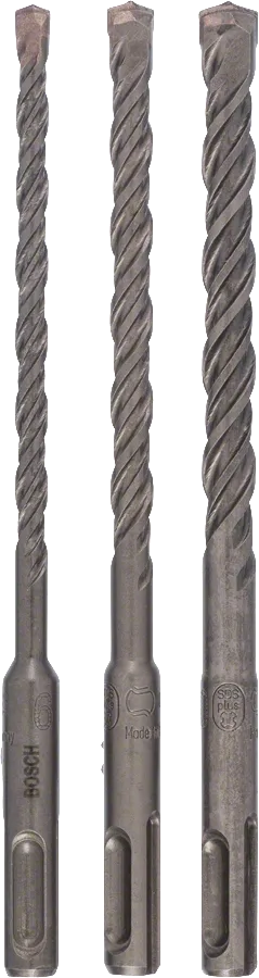 Bosch SDS-plus drill bits set for concrete.