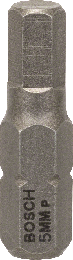 Bosch 5mm hex screwdriver bit for precision fastening.