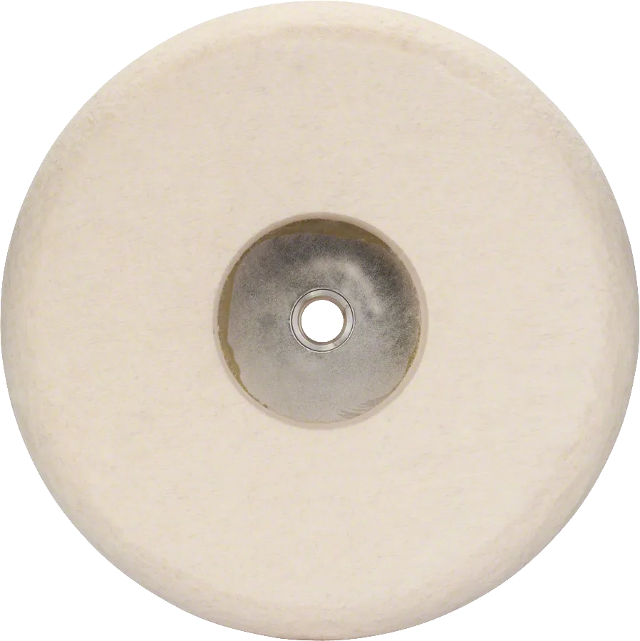 Bosch felt polishing wheel for fine surface finishing.