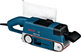 Bosch GBS 75 AE belt sander with dust bag.