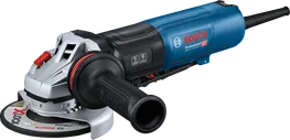 Bosch GWS 17-125 PS angle grinder with X-LOCK disc.