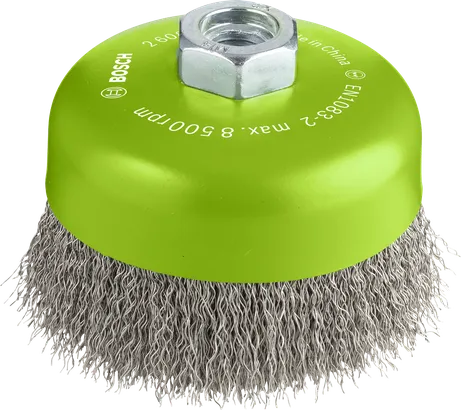 Bosch PRO Stainless Steel clean Cup Brush, 100 mm.