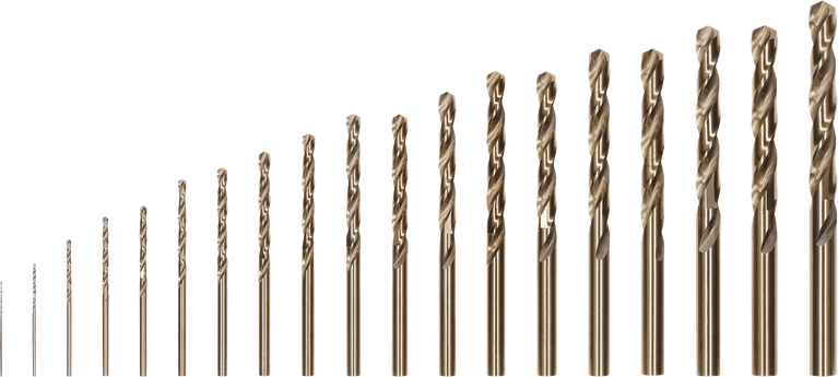 Bosch PRO Stainless Steel HSS-Co Twist Drill Bit Set, 19 sizes.