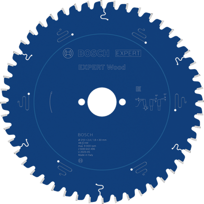 Bosch EXPERT Wood circular saw blade, 48 teeth.